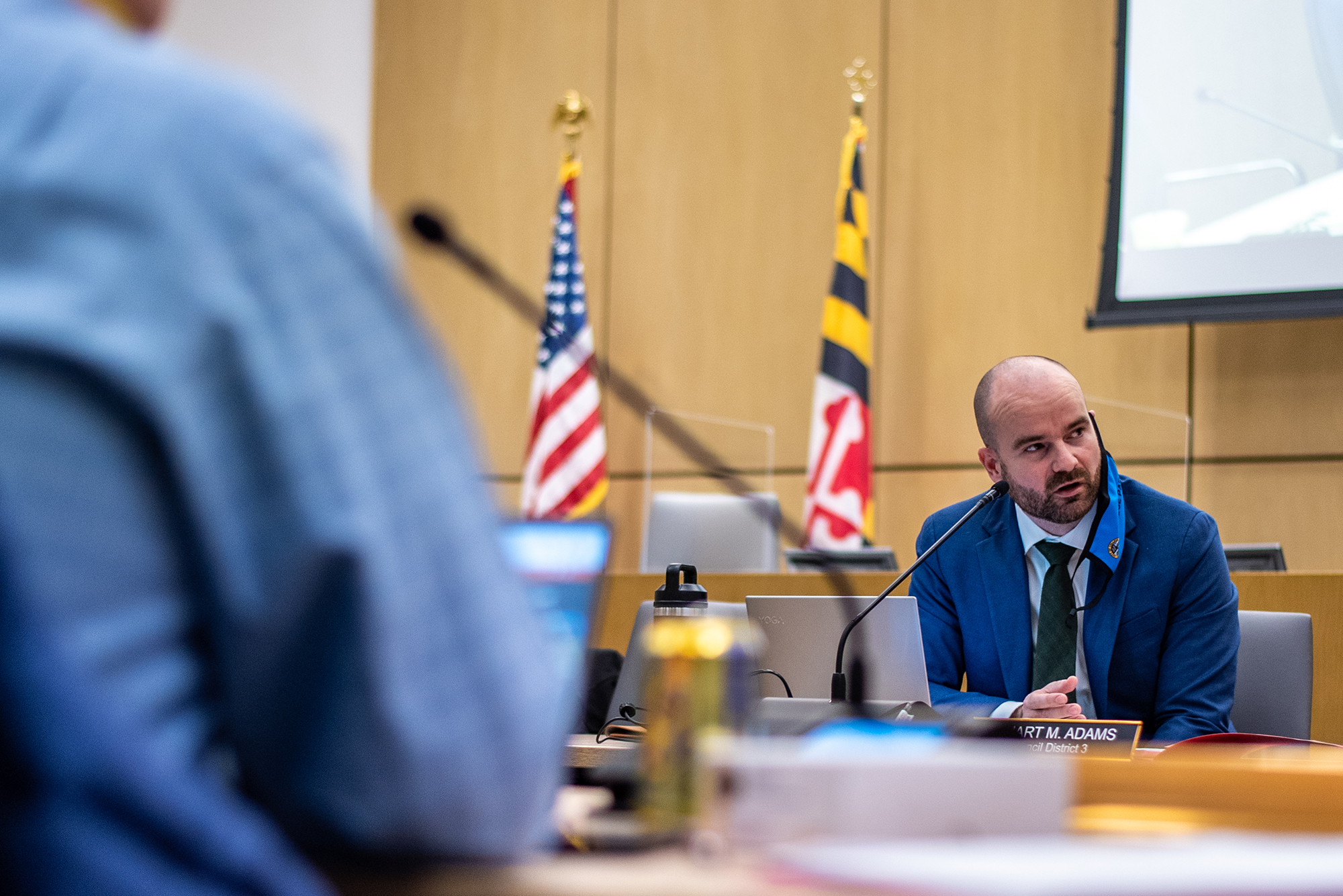 District 3 council member Stuart Adams