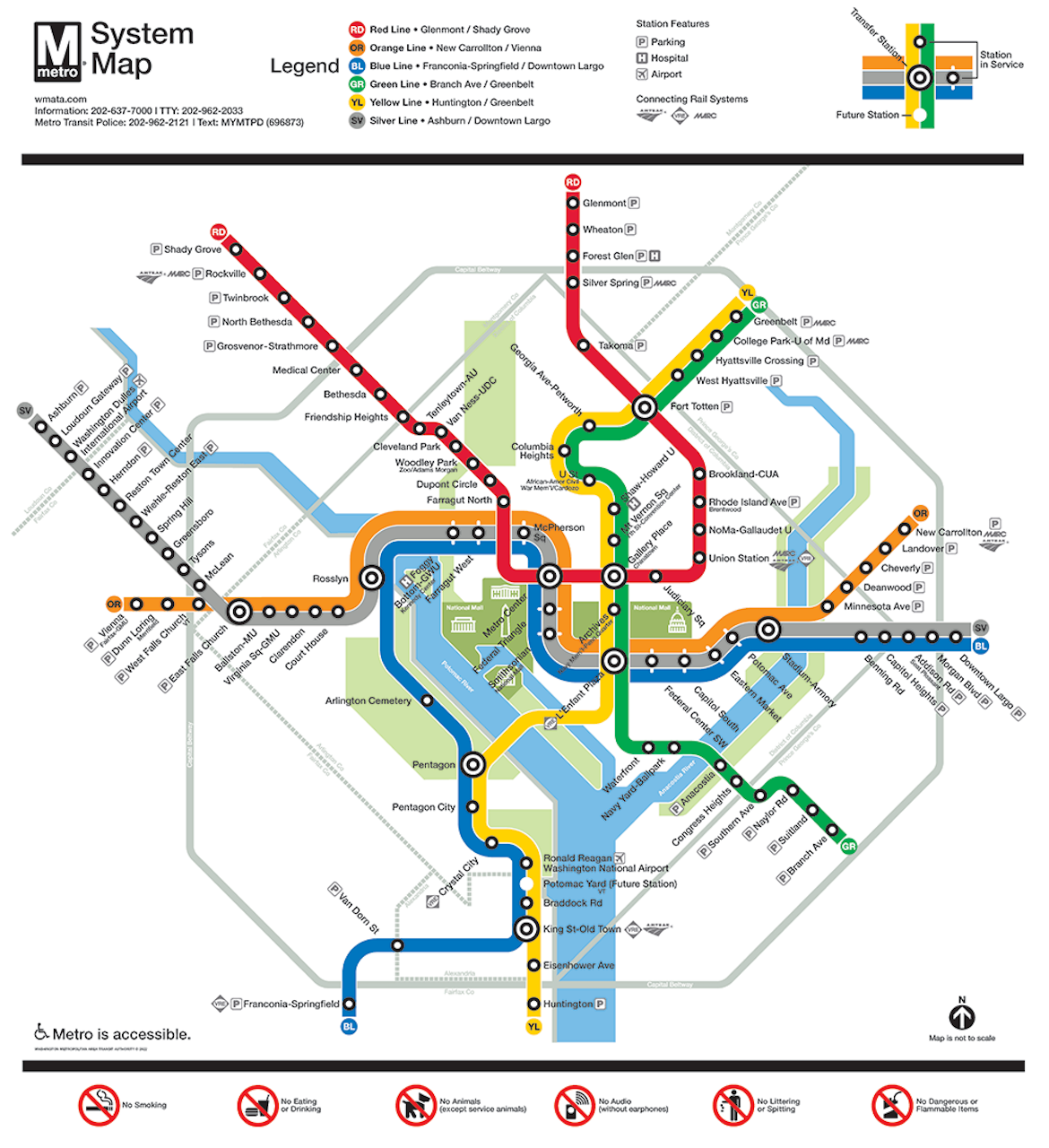 WMATA map
